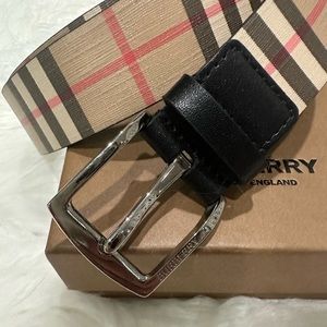 Men's burberry belt